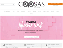 Tablet Screenshot of coosas.com